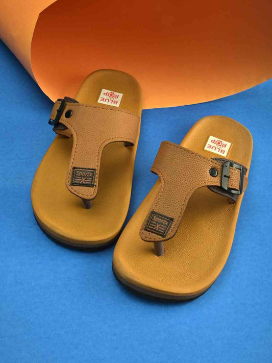 Blue Pop Daily Wear Men's Slippers